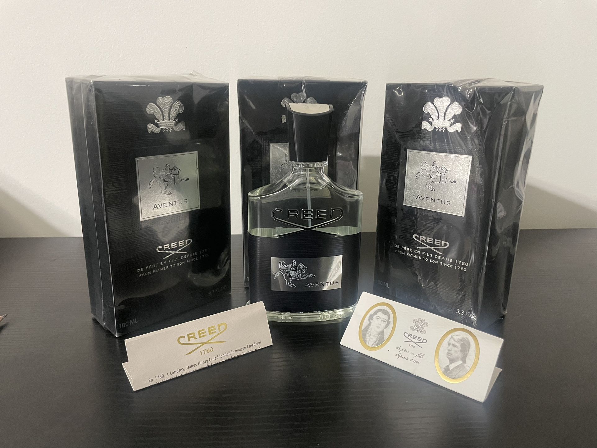 Creed Aventus Era De Parfume 3.3oz / 100mL - Unsealed Box Tester Bottle