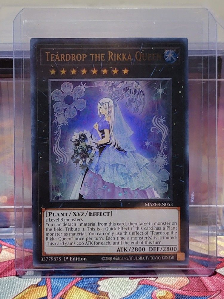 Yugioh Teardrop the Rikka Queen MAZE-EN053 1st Edition Ultra Rare Near Mint