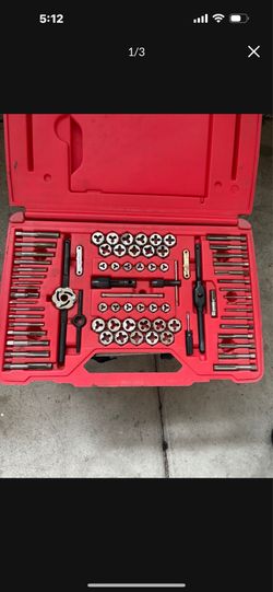 Snap On tdtdm500A 76 piece tap and die set