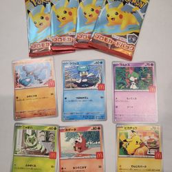 Pokemon Mcdonalds Promo Pikachu Burgachu Japanese