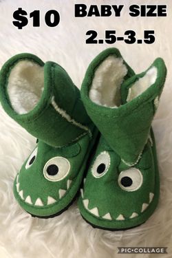 H&M Monsters/ Dinosaur baby boots