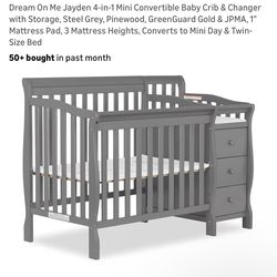 4-in-1 Jayden Mini crib