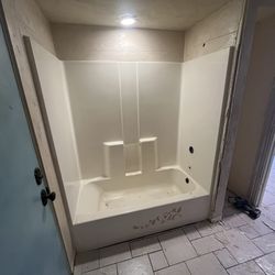 One Piece Shower Bath Tub