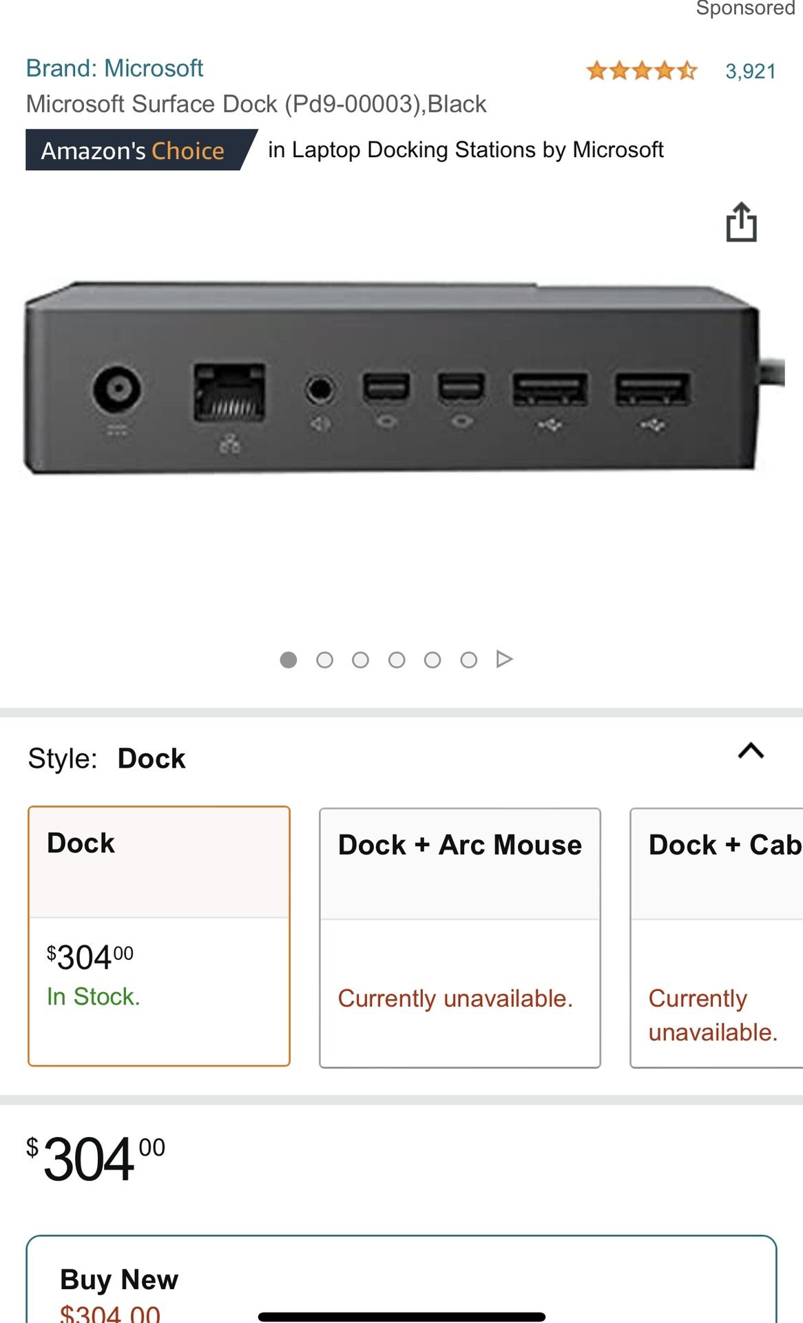 Microsoft Surface Dock  150$ (Negotiable)