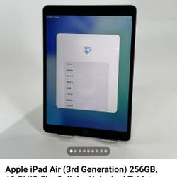 Apple iPad Air (3rd Generation) 256GB - 10.5" Retina Display | Wi-Fi + Cellular | Space Gray | Unlocked Tablet| Model A2153
