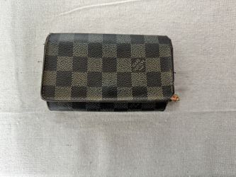 LOUIS VUITTON Ludlow  Bifold Coin Case Wallet Damier Ebene Brown