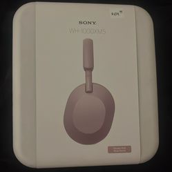 Pink Sony Headphones 