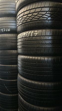 Set of 215/45ZR17 Michelin pilot sport all season tires