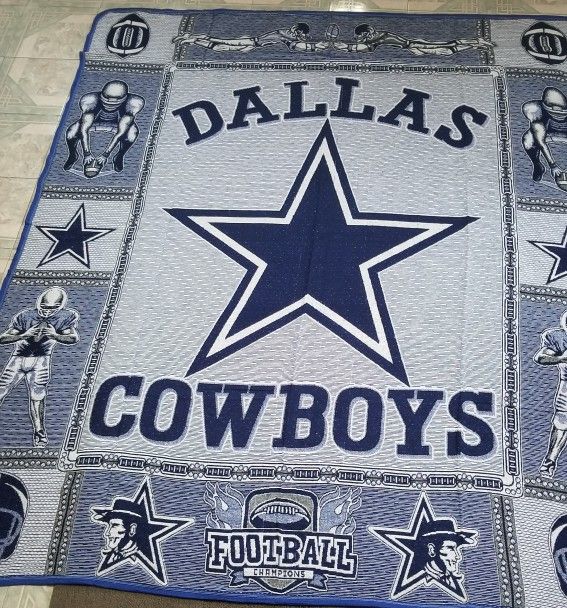COWBOYS KING SIZE BLANKET