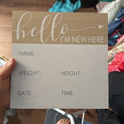 Hobby Lobby Baby Wall Plaque