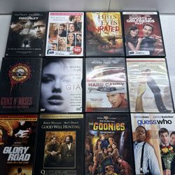 Lot of 12 random movies for sale