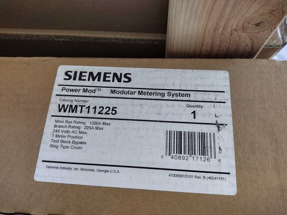 SIEMENS WMT11225 1 GANG 225 POWER MOD