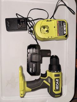 Ryobi 18V ONE+ Drill with Battery and Charger