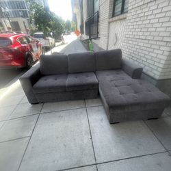 Two Piece Sleeper Sectional With Chase Lounge-Matching Tv Stand-2 Designer Chairs-Another Tv Stand All Wood