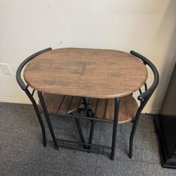 2-chair Space Saving Table