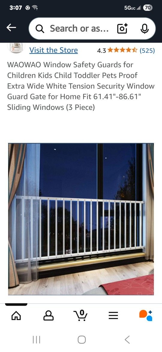 Children/ Pet Window Guard