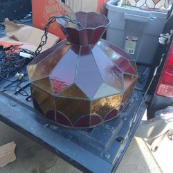 Vintage Lamp And Lamp Shade