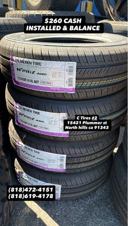175/65R14 Nexen ( 4 NEW TIRES )