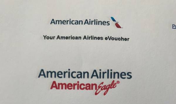 AMERICAN AIRLINE VOUCHERS ( I will purchase ticket)