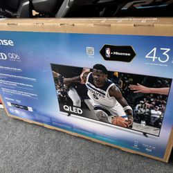 Hisense 43" Class - QD6 Series - 4K QLED Smart TV - Allstate 3-Year Protection Plan Bundle Included for 5 Years of Total Coverage*
