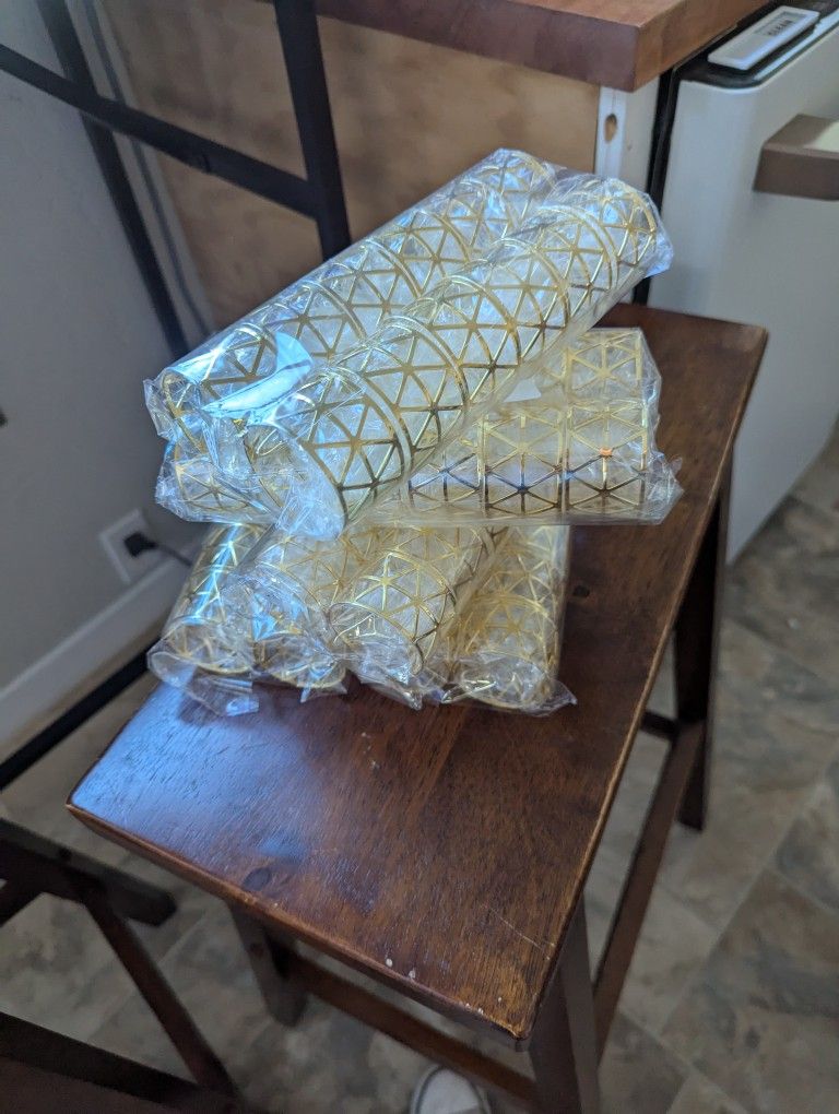 Gold Colored Napkin Ring Holders