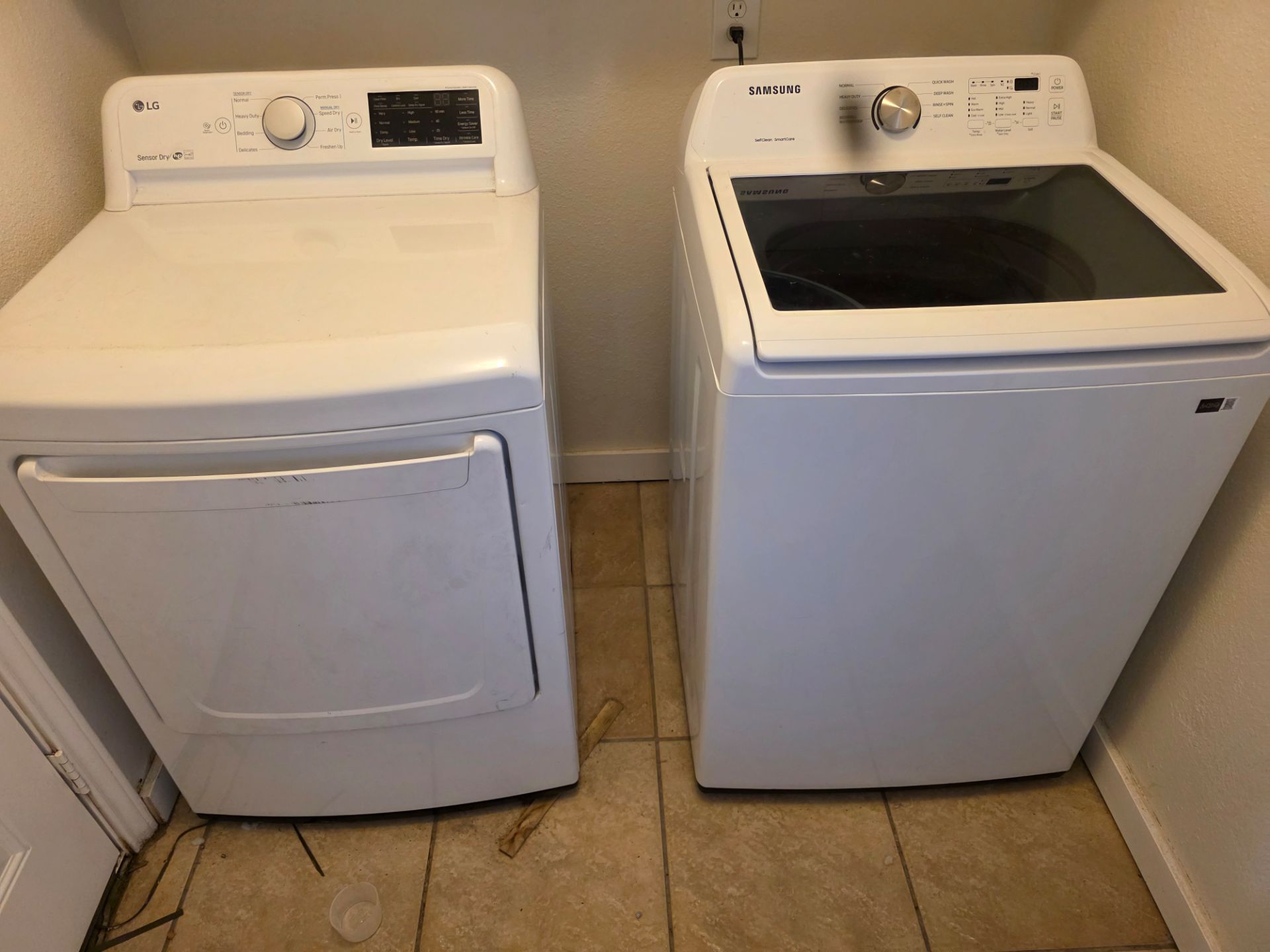 Washer and dryer