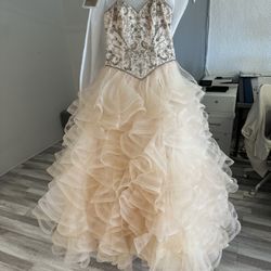 White Dress Quinceañera Size 8