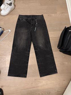 Purple jeans  baggy fit  size 36