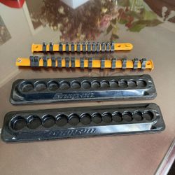 Socket Organizers 3/8 And 1/4 Sockets 