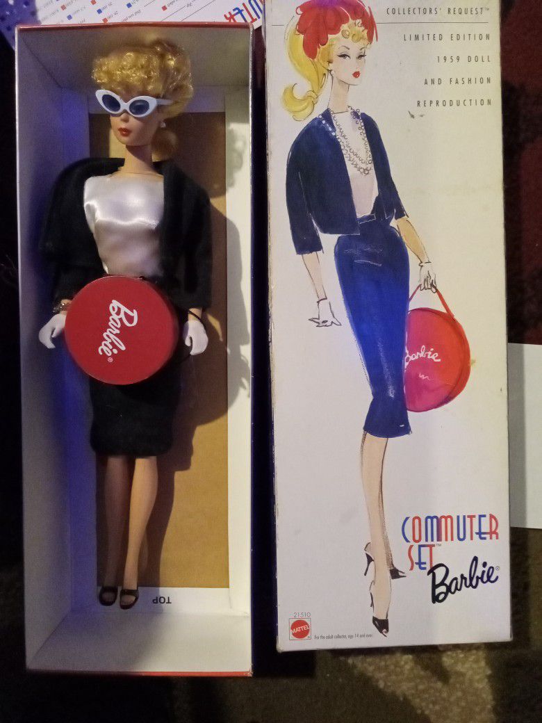 1959 Limited Edition Commuter Set Barbie Reproduction 