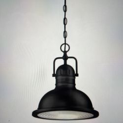 Westinghouse Orson one light black LED outdoor pendant light