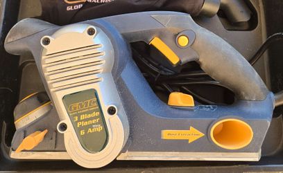 GMC 3 blade planer for woodwork w/ travel case