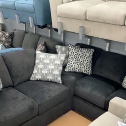 Tall Seats Onyx Sofa and Loveseat