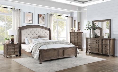 Queen Bedroom Set: $580/5pc