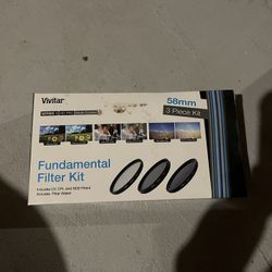 Brand New Vivitar Fundamental Filter Kit 