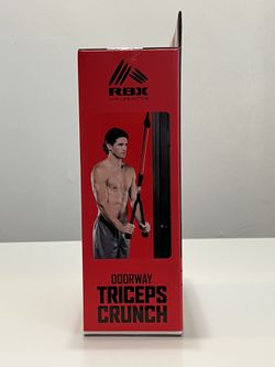 RBX Doorway Triceps Crunch System Portable Exercise Home Gym for