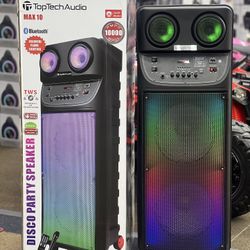 10000W Party Speaker w/ 2x10” Drivers