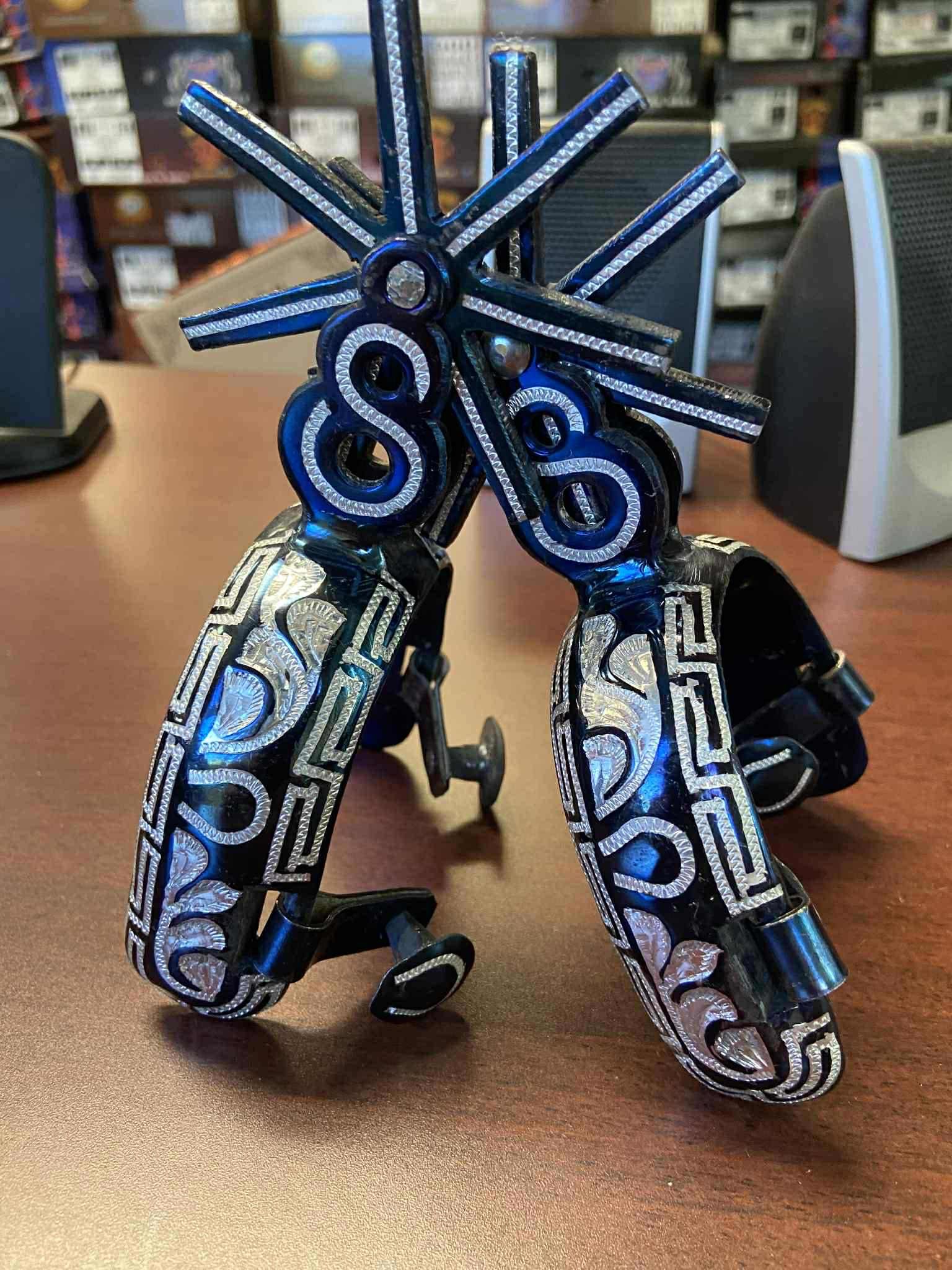 Espuelas Charras Finas De Acero Monel 