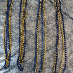 Blue N Gold Beads