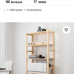 IKEA IVAR - Wood Shelving Unit