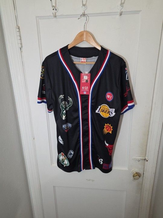 NBA (Officially Licensed) Ultra Game Jersey Team Jersey Medium Black NWT (CD)