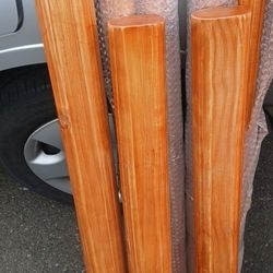 25 Ft Of Mahogany Hand Rail Finished With All The Hardware And Four Shop Light And 10 Bulbs All Brand New 