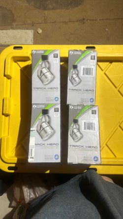 Track lighting silver track head New In Box  lithonia Lighting