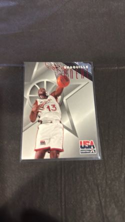 Shaquille O'Neal USA Basketball Trading Card