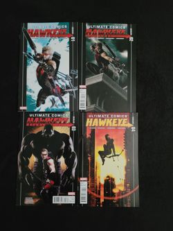 Ultimate Comics Hawkeye #1-4 Complete Set – Marvel Comics