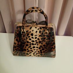 Leopard Print Purse