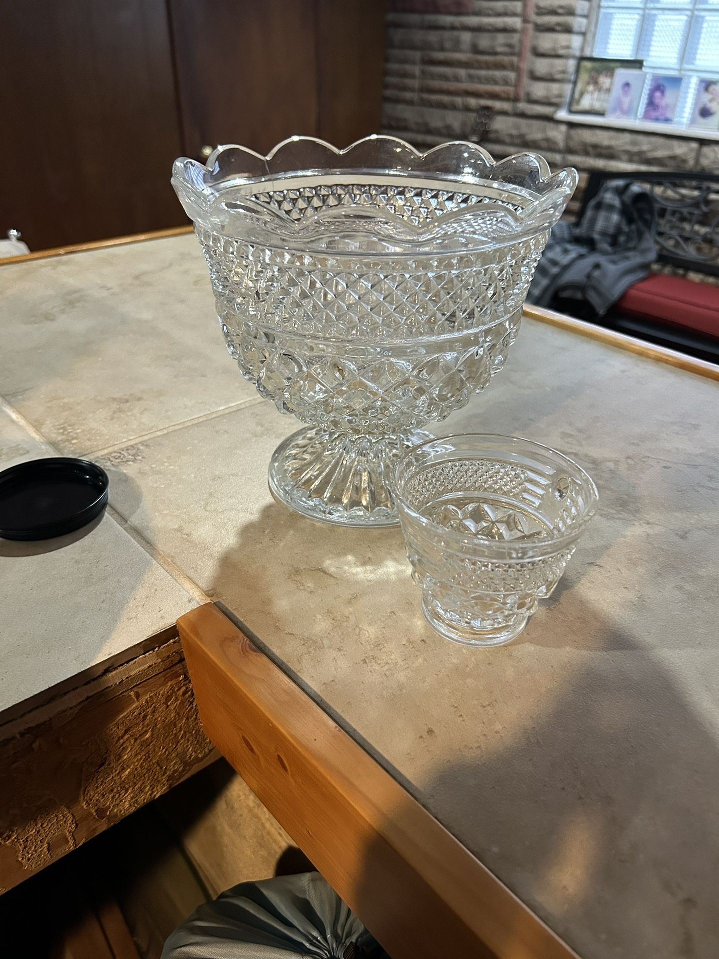 Punch Bowl With Cups