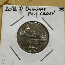 Delaware Full crown Error Coin 