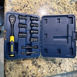 Vaco Impact Rated Flip Sockets Ratchet 