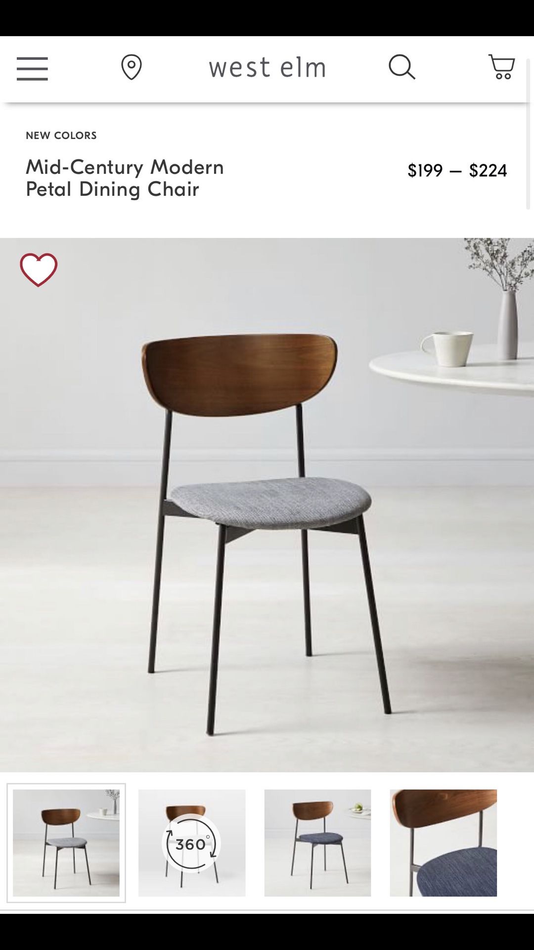 West elm, dining chairs